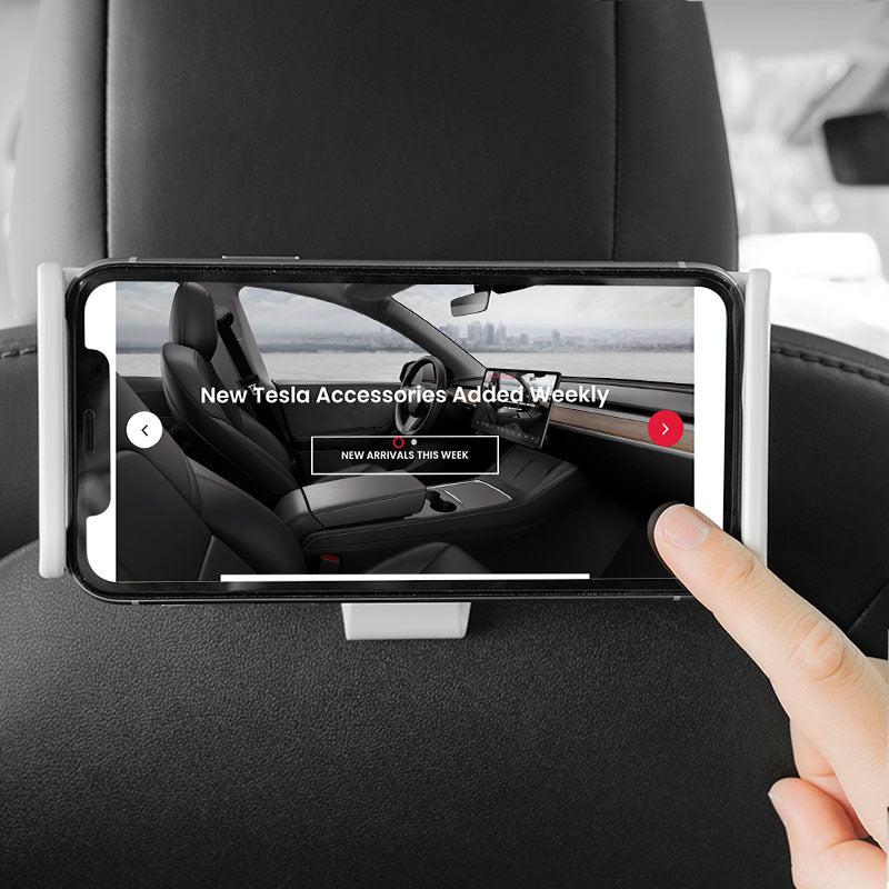 Seat Back Phone iPad Stretchable Holder for Tesla Model Y Model 3 Teslauaccessories