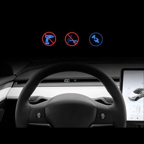 Sight-Line Dashboard Instrument Cluster Display for Tesla Model 3/Y Teslauaccessories