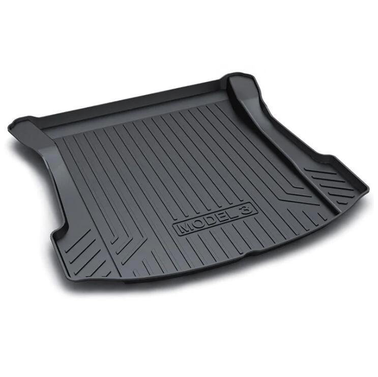 TPE Front Trunk Mat Frunk Cargo Liner For Tesla Model 3 (2017-2023) Teslauaccessories