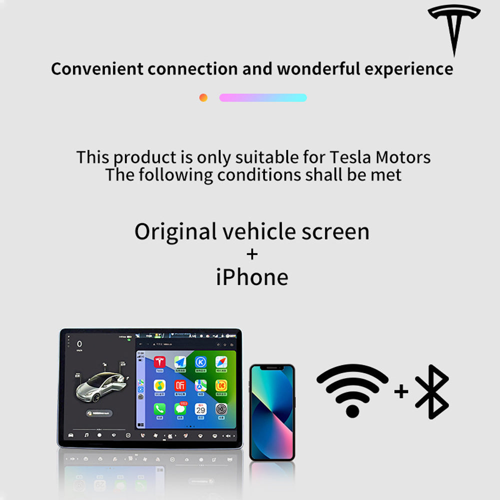 Wireless Carplay Adapter Apple Auto Carplay For Tesla Model 3/Y Teslauaccessories