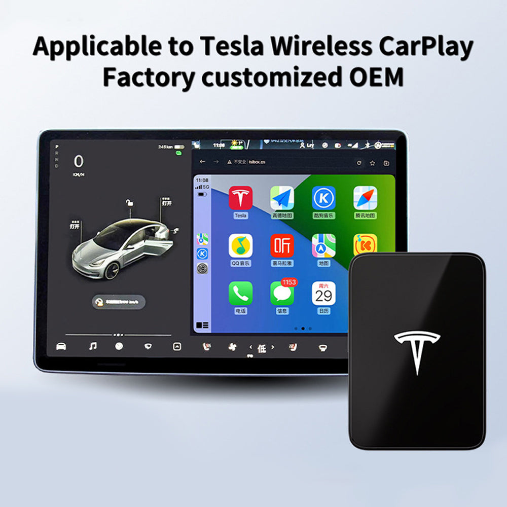 Wireless Carplay Adapter Apple Auto Carplay For Tesla Model 3/Y Teslauaccessories